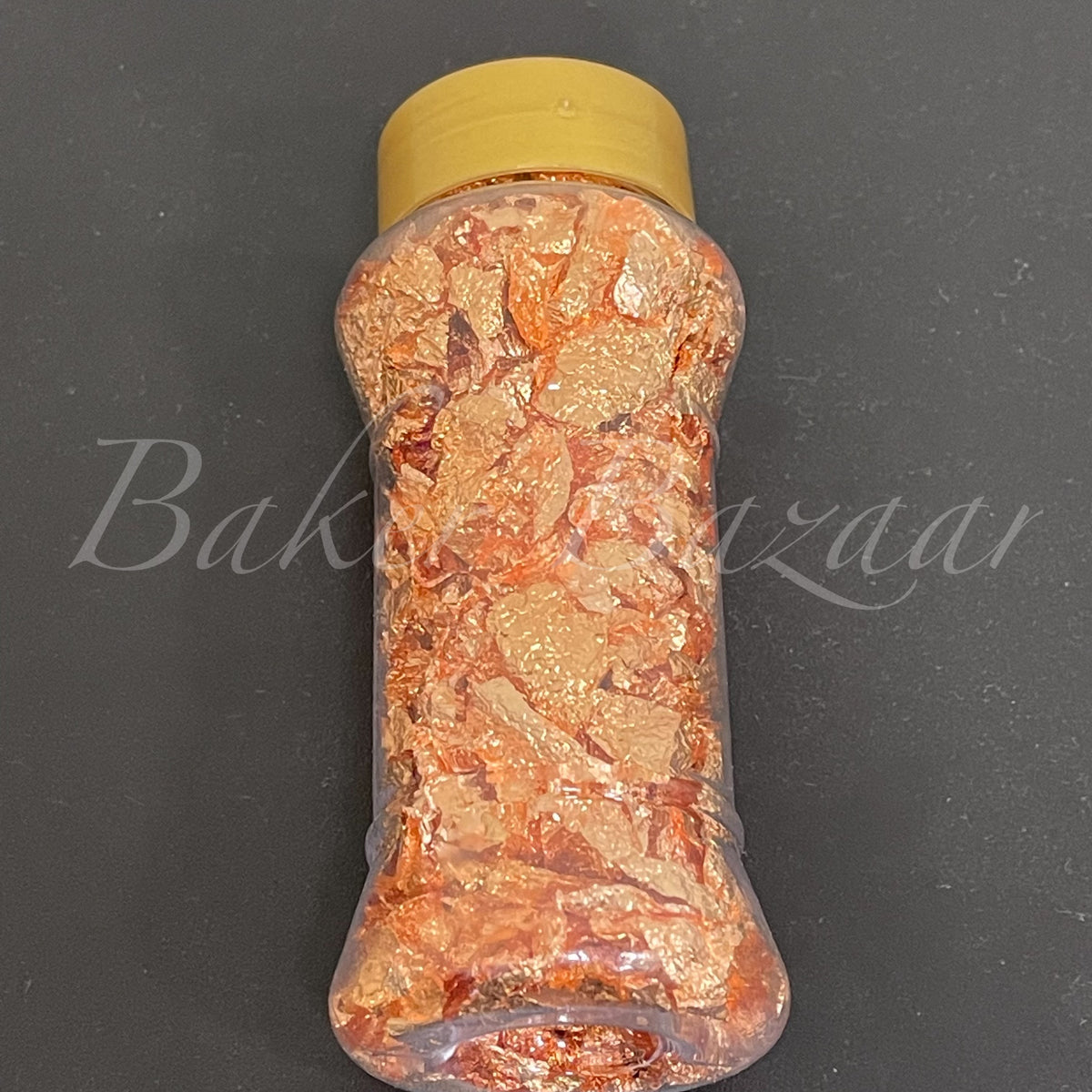 Non Edible Rose Gold Leaf Flakes for Cake Decoration Baker Bazaar