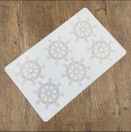 Silicone Garnishing Sheet,Garnishing  Ship wheel  36