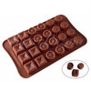 Chocolate Mould Square & Round Chocolates Shape Silicone  24 Cavity