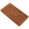 Chocolate Mould 26 English Alphabets A to Z Shape Silicone