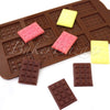 Chocolate Mould Mini Chocolate Block/Bar Chocolate Series 12 Cavity