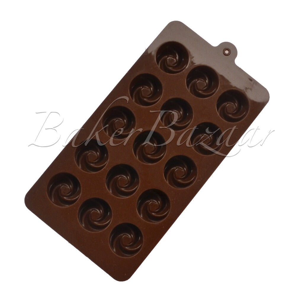 Chocolate Mould Cracked Heart Shape Silicone 15 Cavity