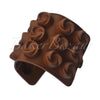 Chocolate Mould Rose Swirls Shape Silicone 15 Cavity