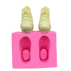 Fondant Mould Shoes Shape Silicone Fondant Clay Marzipan Mould.