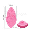 Fondant Mould Jewelry with Gem Shape - Fondant Clay Marzipan Mould.