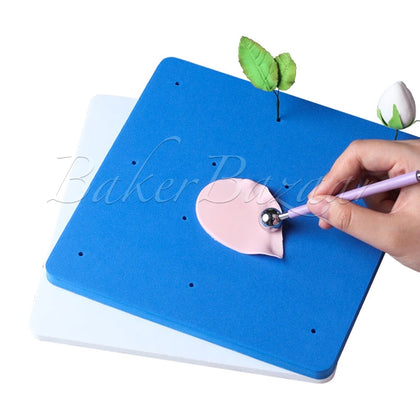 Foam Pads Fondant Shaping Foam Sugarcraft Modelling Pad Flower, 2 Pieces