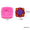 Fondant Mould Square shape decorative Soap Shape - Silicone Fondant Clay Marzipan Mould.