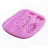Fondant Mould Different Types of Leaf Shapes 5 Cavity - Silicone Fondant Clay Marzipan Mould.