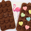 Chocolate Mould Small Pinata Heart Shape 15 Cavity Silicone Mould
