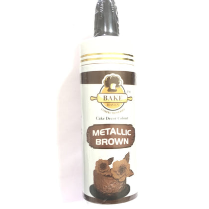 Bake Haven Cake Decor Metallic Spray Powder Colour - Metallic Brown - 25g