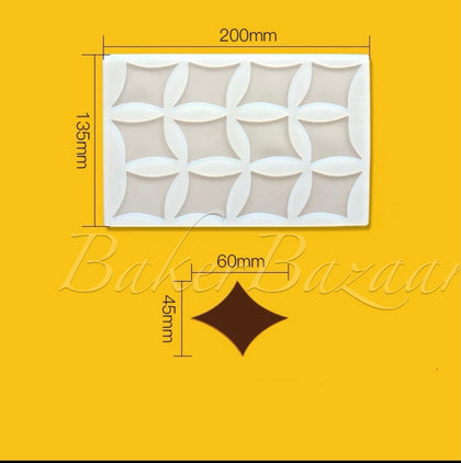 Silicone Garnishing Sheet,Garnishing Mould Style 24