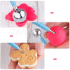 Metal Ball Fondant 4pc Decorating Tools
