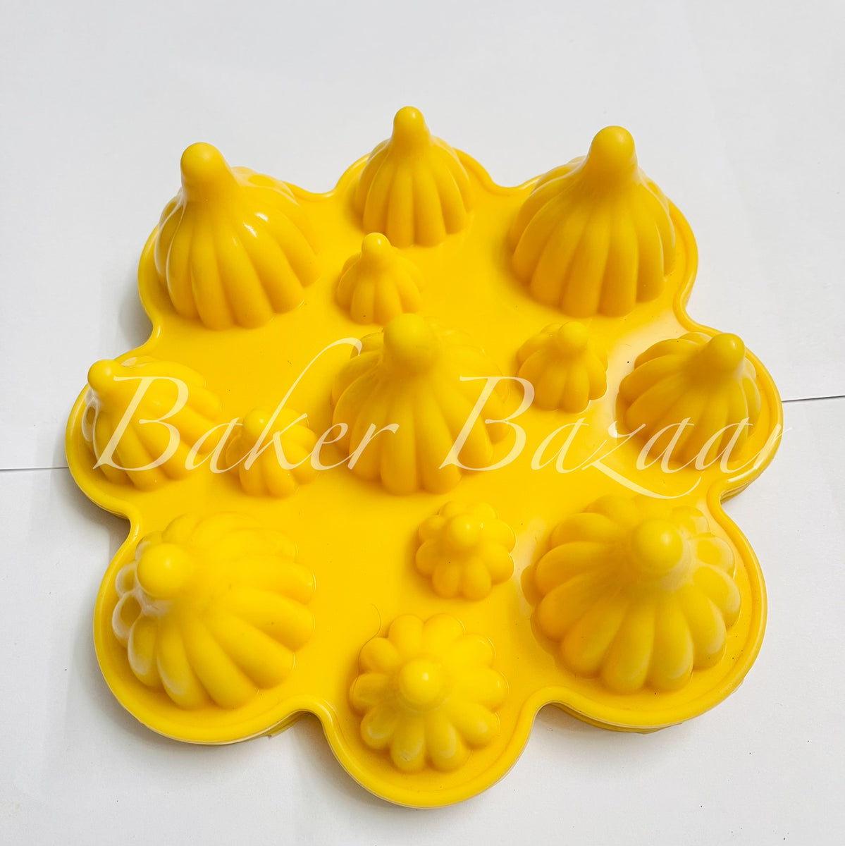 Modak Mould , Modak Shape 13 in 1 Chocolate Mould| Silicon Brown Choco ...