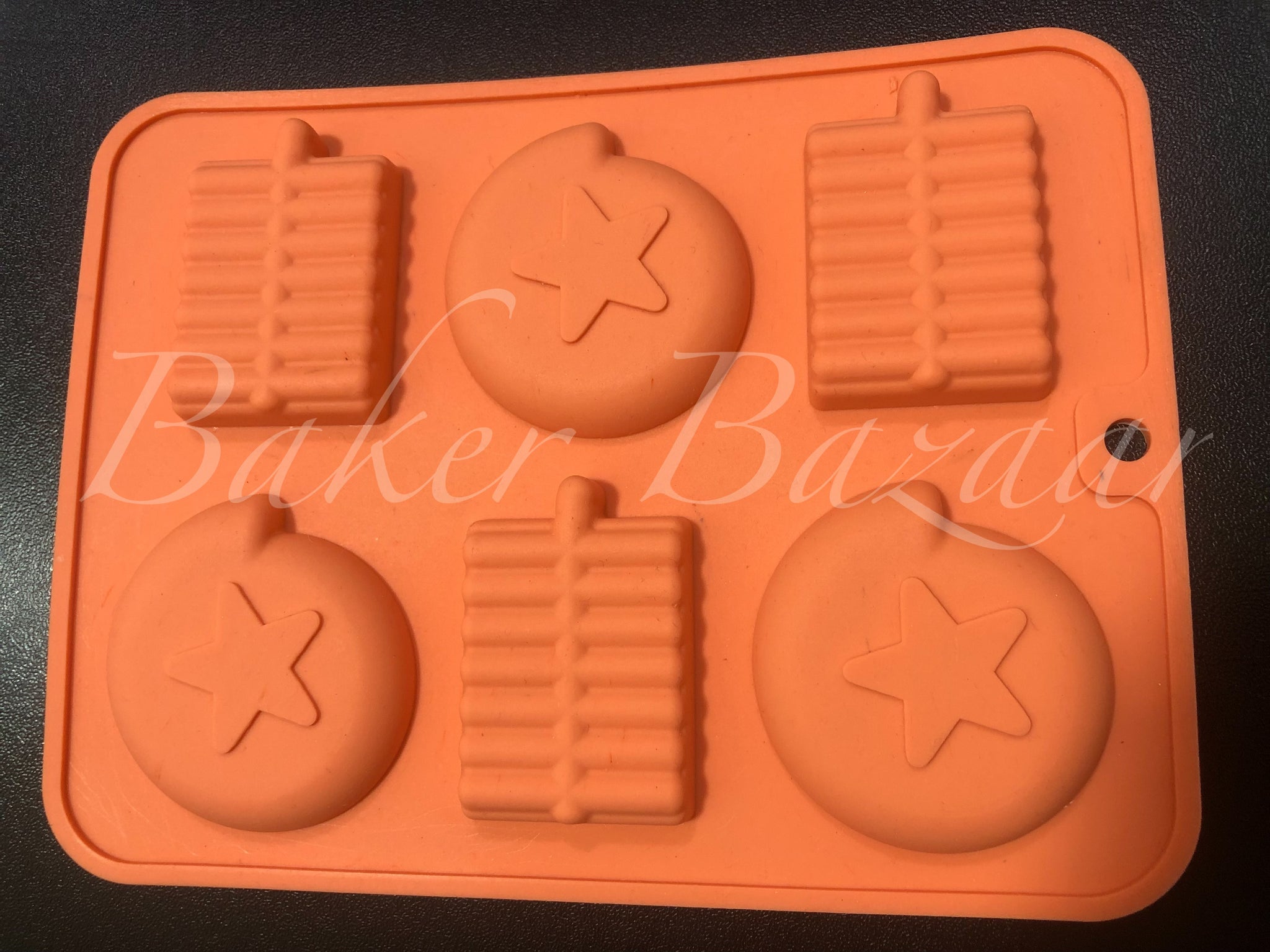 Diwali Special Chocolate Mould Bombs & Chakri Shape 6 Cavity Silicone Mould- Diwali Crackers