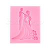 Fondant Mould Wedding Cake Couple Birthday Chocolate Plug-in Silicone Dancing Mould