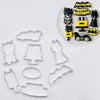 Batman Theme Cartoon Shaped Cutter - SugarCraft Fondant Cutter Cake Decorating DIY Tool.