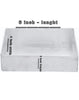 6 Inch Rectangle Aluminium Cake Baking Mould Shaped
