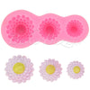 Round Gem Diamond Shape in 3 Sizes Silicone Fondant Mould 3 Cavity- Fondant Clay Marzipan Mould Cake Decorating DIY Tool.