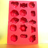 Marzipan Mould No.1 - Silicone Fondant Clay Marzipan Mould - Christmas Special