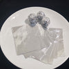 Aluminium Cut Foil Chocolate Wrapper 8cm*8cm - Silver Color Pack of 200pc