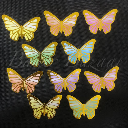 Non Edible Paper Butterfly/ Butterflies Cake Toppers - Multi colour