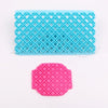 Small Square Texture Shape Fondant Quilt Mold Embosser Fondant Quilt Biscuit Mold Cookie Cutter For Cupcake Decoration And Cake Decorating DIY Tool.
