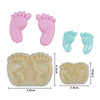 Baby Feet Shape Set of 2. SugarCraft Fondant Cutter Cake Decorating DIY Tool.
