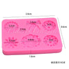 Fondant Mould Mix Brooch Styles Shape - Silicone Fondant Clay Marzipan Mould.