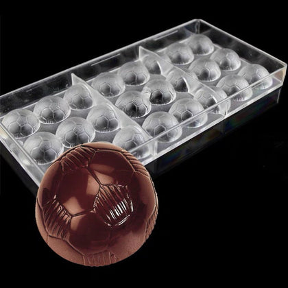 Shunda Football Shaped Polycarbonate Chocolate Mould