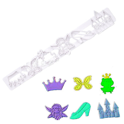 Crown/Butterfly/Frog/Fairy/Shoes & Castle Shaped Cutter - SugarCraft Fondant Cutter Cake Decorating DIY Tool.