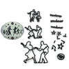 Patchwork Cutters Dancing People Special - SugarCraft Fondant Cutter Cake Decorating DIY Tool.