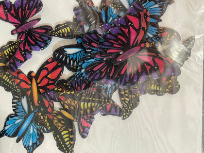 Edible Butterfly Wafer Paper BLACK