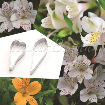 Petal Cutter Alstroemeria-Bakeware Mould Biscuit Mould Cookie Mould Set Sugar Arts Fondant Cake Decoration DIY Tool.