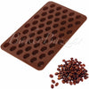 Chocolate Mould Coffee Beans Shape Silicone  55 Cavity