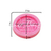 Fondant Mould Happy Birthday Decorative Logo Shaped - Silicone Fondant Clay Marzipan Mould
