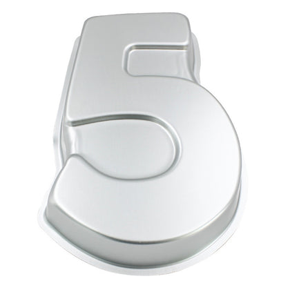 Aluminium Numeric Moulds For Cake Baking Mould Shape No.5