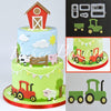 Tractor Shaped Cutter - SugarCraft Fondant Cutter Cake Decorating DIY Tool.