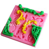 Fondant Mould Damas/European Retro Style Pattern 8 Cavity - Silicone Fondant Clay Marzipan Mould.