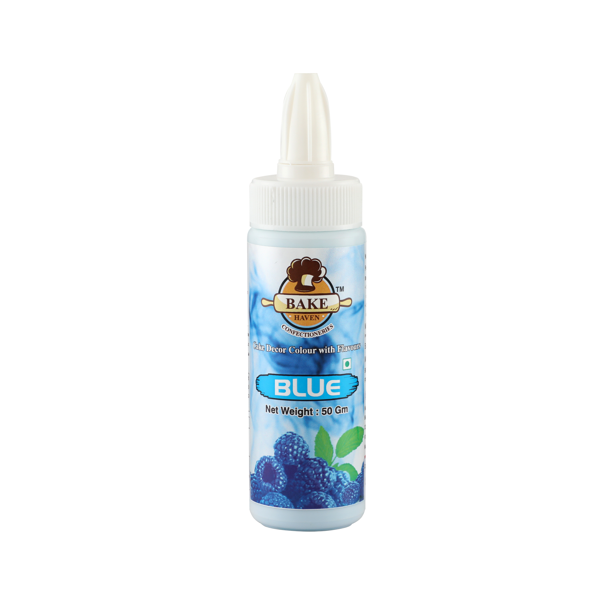 Bake Haven Cake Decor Spray Powder Colour with Flavours - Blue - 50g