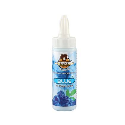 Bake Haven Cake Decor Spray Powder Colour with Flavours - Blue - 50g