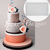 Fondant Mould Fish Scale Pattern/Skirt Style Onlay Matt Style - Fondant Clay Marzipan Mould.