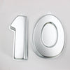 Aluminium Numeric Moulds For Cake Baking Mould Shape No.10