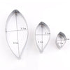 Petal Cutter Leaf Fondant Cutter Biscuit Mould Cookie Mould Set Cake Decoration