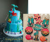 Fondant Mould Mermaid Tail Small Shape 1 Cavity - Silicone Fondant Clay Marzipan Mould.