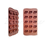 Chocolate Mould Twin Heart Shape Silicone 15 Cavity