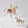 Fondant Mould New Carousel Shape 1 Cavity - Silicone Fondant Clay Marzipan Mould.