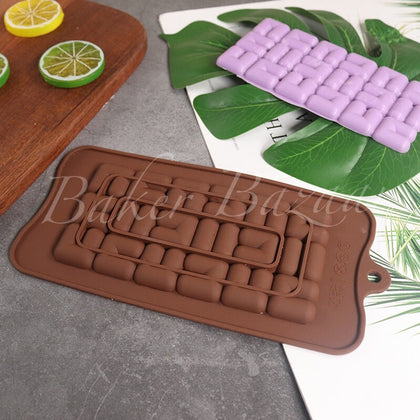 Chocolate Mould Labyrinth, U shaped Chocolate Bar Shape Silicone Mould