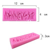 Fondant Mould Garden Grass Shape - Silicone Fondant Clay Marzipan Mould.