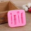 Make Up Kit Shape Silicone Fondant Mould 4 Cavity- Fondant Clay Marzipan Mould Cake Decorating DIY Tool.