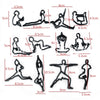 Patchwork Cutters Yoga Poses - SugarCraft Fondant Cutter Cake Decorating DIY Tool.